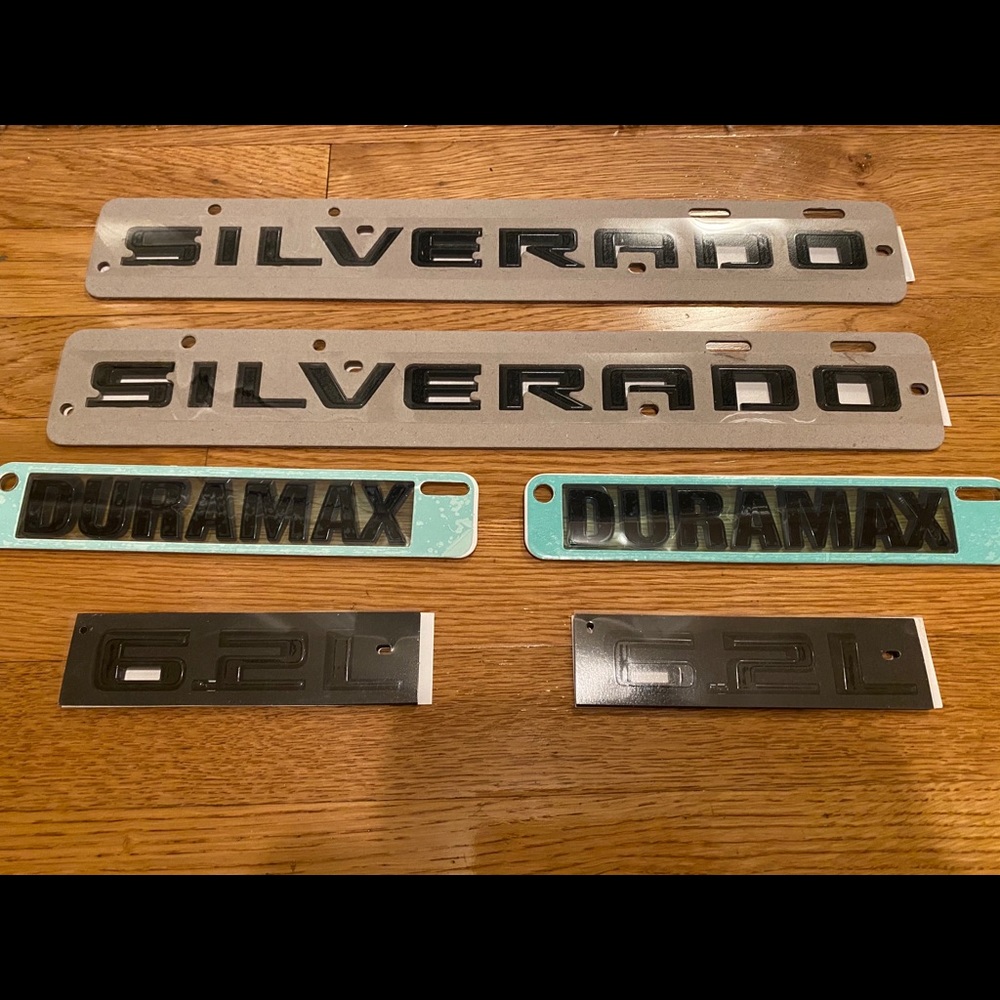 New Black-out Chevy Emblem Kit